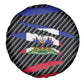 Black Haitians Beast Spare Tire Cover Ripped Flag Graphic - African Pride