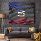 Black Haitians Beast Tapestry Ripped Flag Graphic - African Pride