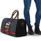 Black Haitians Beast Travel Bag Ripped Flag Graphic