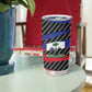 Black Haitians Beast Tumbler Cup Ripped Flag Graphic - African Pride