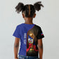 Personalized Afro Haiti Football 2026 Kid T shirt Trophy Flag Pride Art