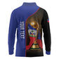 Personalized Afro Haiti Football 2026 Long Sleeve Polo Shirt Trophy Flag Pride Art