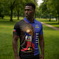 Personalized Afro Haiti Football 2026 Zipper Polo Shirt Trophy Flag Pride Art