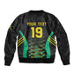 Custom Afro-Jamaicans Football Bomber Jacket Reggae Boyz Tribal Glory