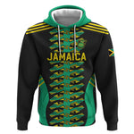 Custom Afro-Jamaicans Football Hoodie Reggae Boyz Tribal Glory