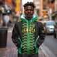 Custom Afro-Jamaicans Football Hoodie Reggae Boyz Tribal Glory