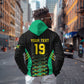 Custom Afro-Jamaicans Football Hoodie Reggae Boyz Tribal Glory