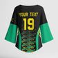Custom Afro-Jamaicans Football Kimono Sleeve Blouse Reggae Boyz Tribal Glory