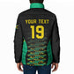 Custom Afro-Jamaicans Football Padded Jacket Reggae Boyz Tribal Glory