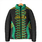Custom Afro-Jamaicans Football Padded Jacket Reggae Boyz Tribal Glory
