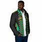 Custom Afro-Jamaicans Football Padded Jacket Reggae Boyz Tribal Glory