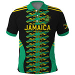 Custom Afro-Jamaicans Football Polo Shirt Reggae Boyz Tribal Glory