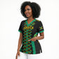 Custom Afro-Jamaicans Football Scrub Top Reggae Boyz Tribal Glory