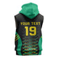 Custom Afro-Jamaicans Football Sleeveless Hoodie Reggae Boyz Tribal Glory