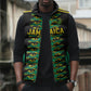 Custom Afro-Jamaicans Football Sleeveless Puffer Jacket Reggae Boyz Tribal Glory