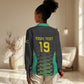 Custom Afro-Jamaicans Football Women Casual Shirt Reggae Boyz Tribal Glory