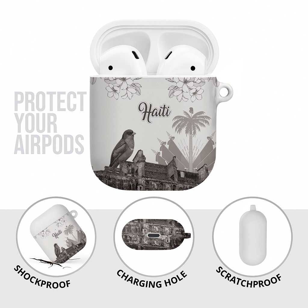 Afro-Haitians Citadelle Laferriere AirPods Case Hispaniolan Trogon and Plumeria