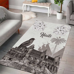 Afro-Haitians Citadelle Laferriere Area Rug Hispaniolan Trogon and Plumeria - African Pride