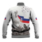 Afro-Haitians Citadelle Laferriere Baseball Jacket Hispaniolan Trogon and Plumeria - African Pride