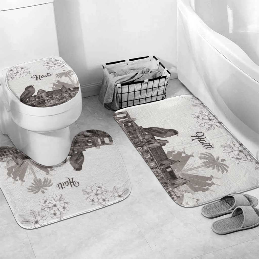 Afro-Haitians Citadelle Laferriere Bathroom Set Hispaniolan Trogon and Plumeria