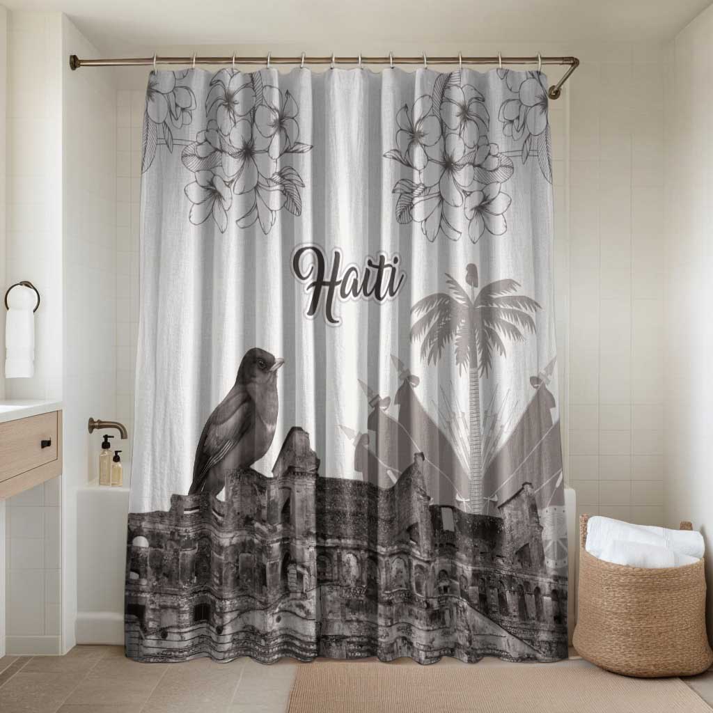 Afro-Haitians Citadelle Laferriere Bathroom Set Hispaniolan Trogon and Plumeria