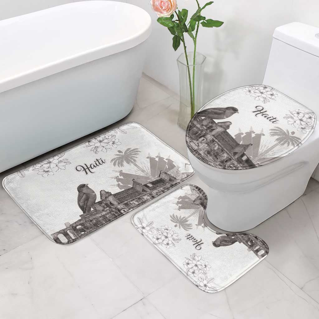 Afro-Haitians Citadelle Laferriere Bathroom Set Hispaniolan Trogon and Plumeria