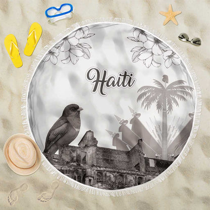 Afro-Haitians Citadelle Laferriere Beach Blanket Hispaniolan Trogon and Plumeria - African Pride