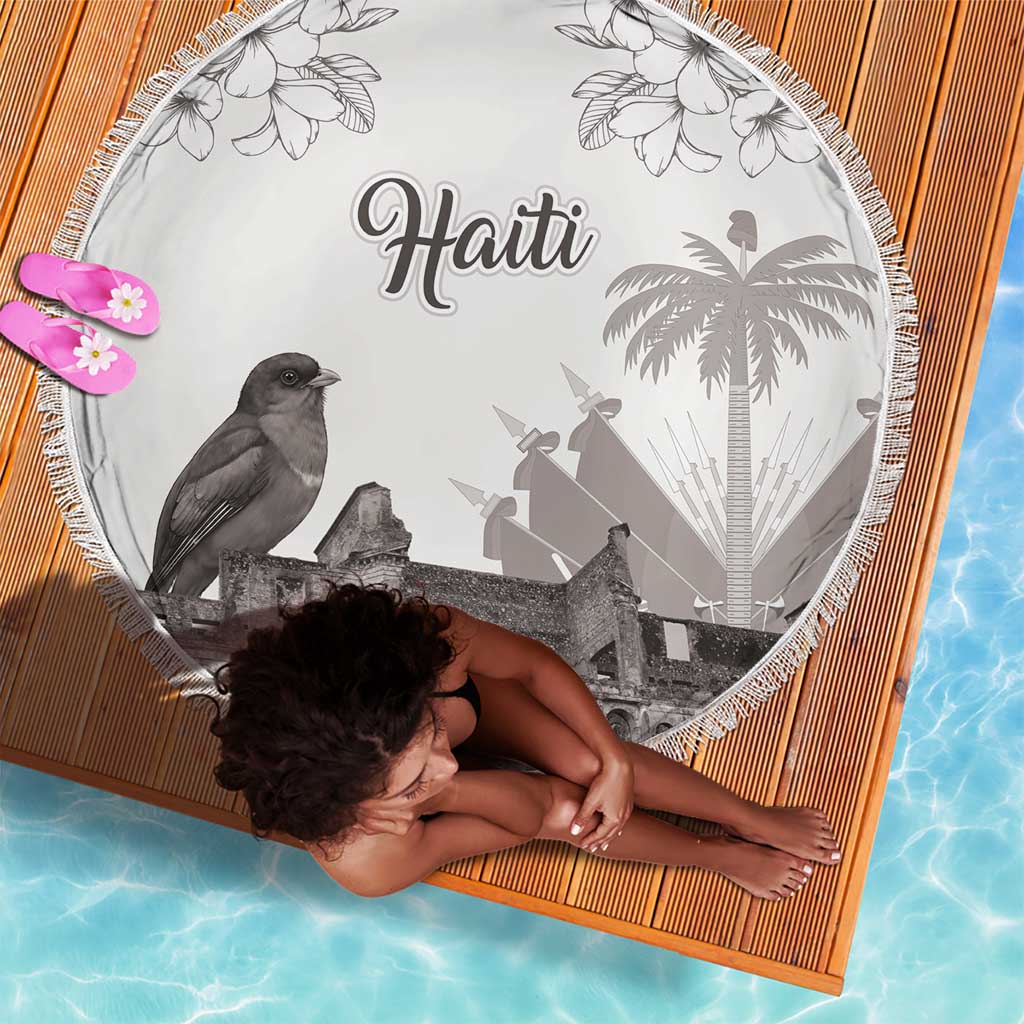 Afro-Haitians Citadelle Laferriere Beach Blanket Hispaniolan Trogon and Plumeria - African Pride