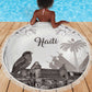 Afro-Haitians Citadelle Laferriere Beach Blanket Hispaniolan Trogon and Plumeria - African Pride