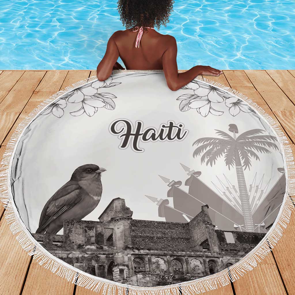 Afro-Haitians Citadelle Laferriere Beach Blanket Hispaniolan Trogon and Plumeria - African Pride