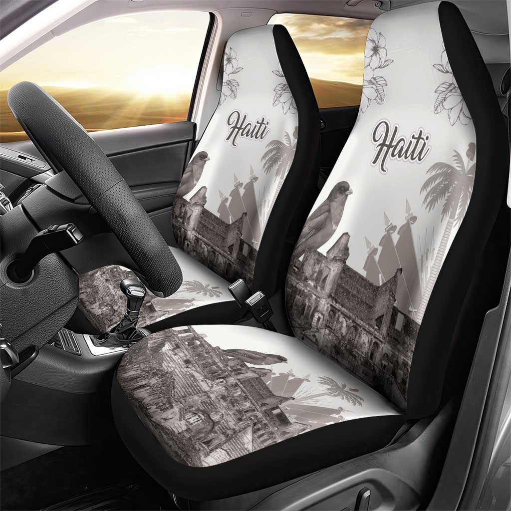 Afro-Haitians Citadelle Laferriere Car Seat Cover Hispaniolan Trogon and Plumeria - African Pride