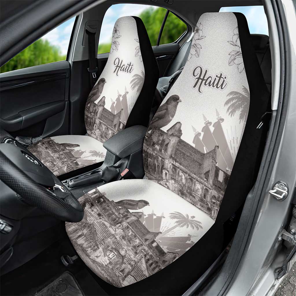 Afro-Haitians Citadelle Laferriere Car Seat Cover Hispaniolan Trogon and Plumeria - African Pride