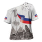 Afro-Haitians Citadelle Laferriere Cross Shoulder Shirt Hispaniolan Trogon and Plumeria