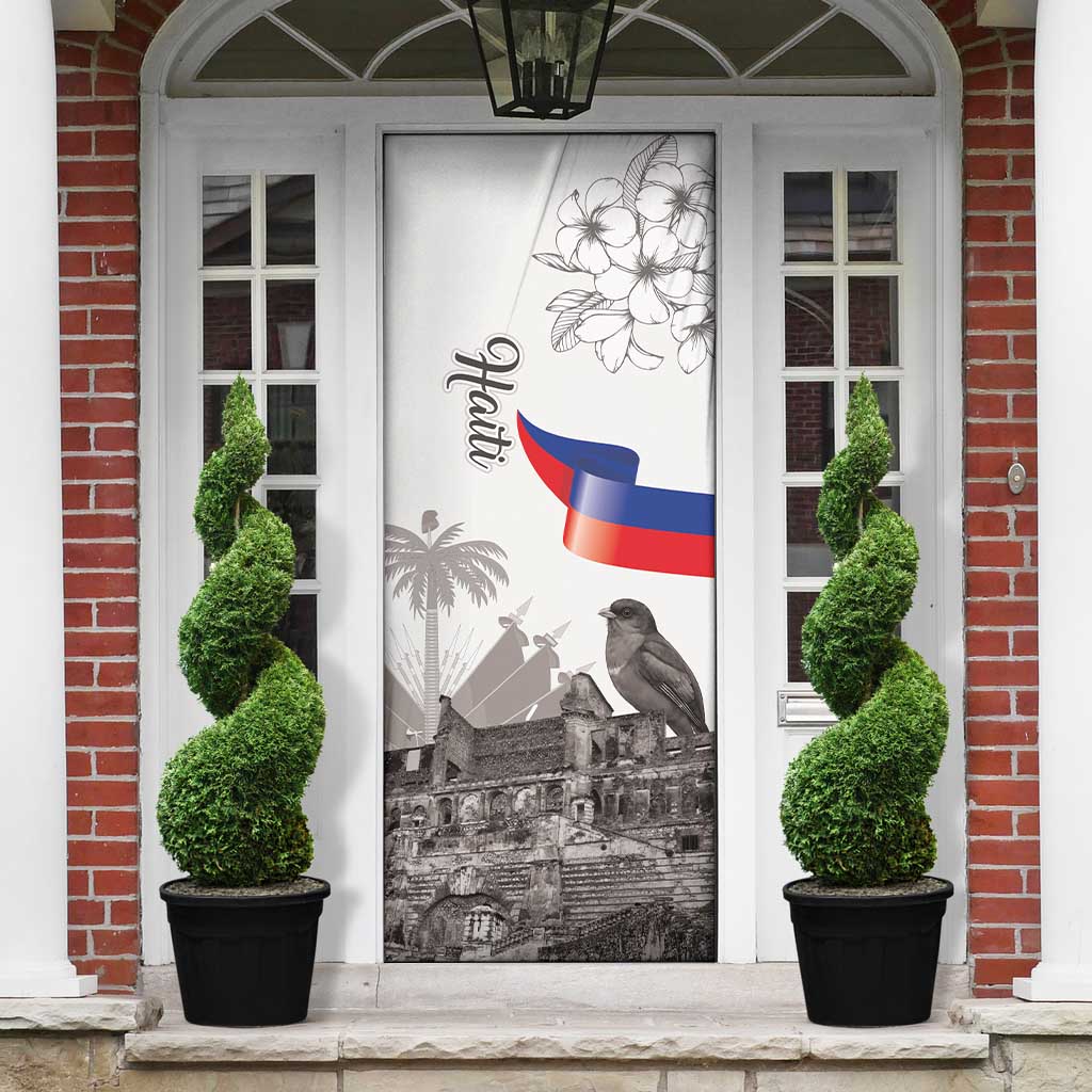 Afro-Haitians Citadelle Laferriere Door Cover Hispaniolan Trogon and Plumeria