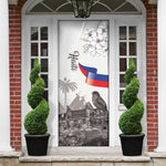 Afro-Haitians Citadelle Laferriere Door Cover Hispaniolan Trogon and Plumeria