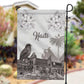 Afro-Haitians Citadelle Laferriere Garden Flag Hispaniolan Trogon and Plumeria - African Pride