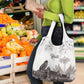 Afro-Haitians Citadelle Laferriere Grocery Bag Hispaniolan Trogon and Plumeria - African Pride