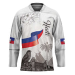 Afro-Haitians Citadelle Laferriere Hockey Jersey Hispaniolan Trogon and Plumeria