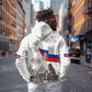 Afro-Haitians Citadelle Laferriere Hoodie Hispaniolan Trogon and Plumeria - African Pride
