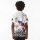Afro-Haitians Citadelle Laferriere Kid Polo Shirt Hispaniolan Trogon and Plumeria LT19