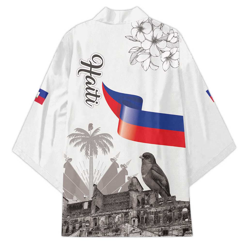 Afro-Haitians Citadelle Laferriere Kimono Hispaniolan Trogon and Plumeria