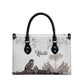 Afro-Haitians Citadelle Laferriere Leather Bag Hispaniolan Trogon and Plumeria