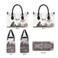 Afro-Haitians Citadelle Laferriere Leather Bag Hispaniolan Trogon and Plumeria
