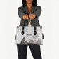 Afro-Haitians Citadelle Laferriere Leather Bag Hispaniolan Trogon and Plumeria