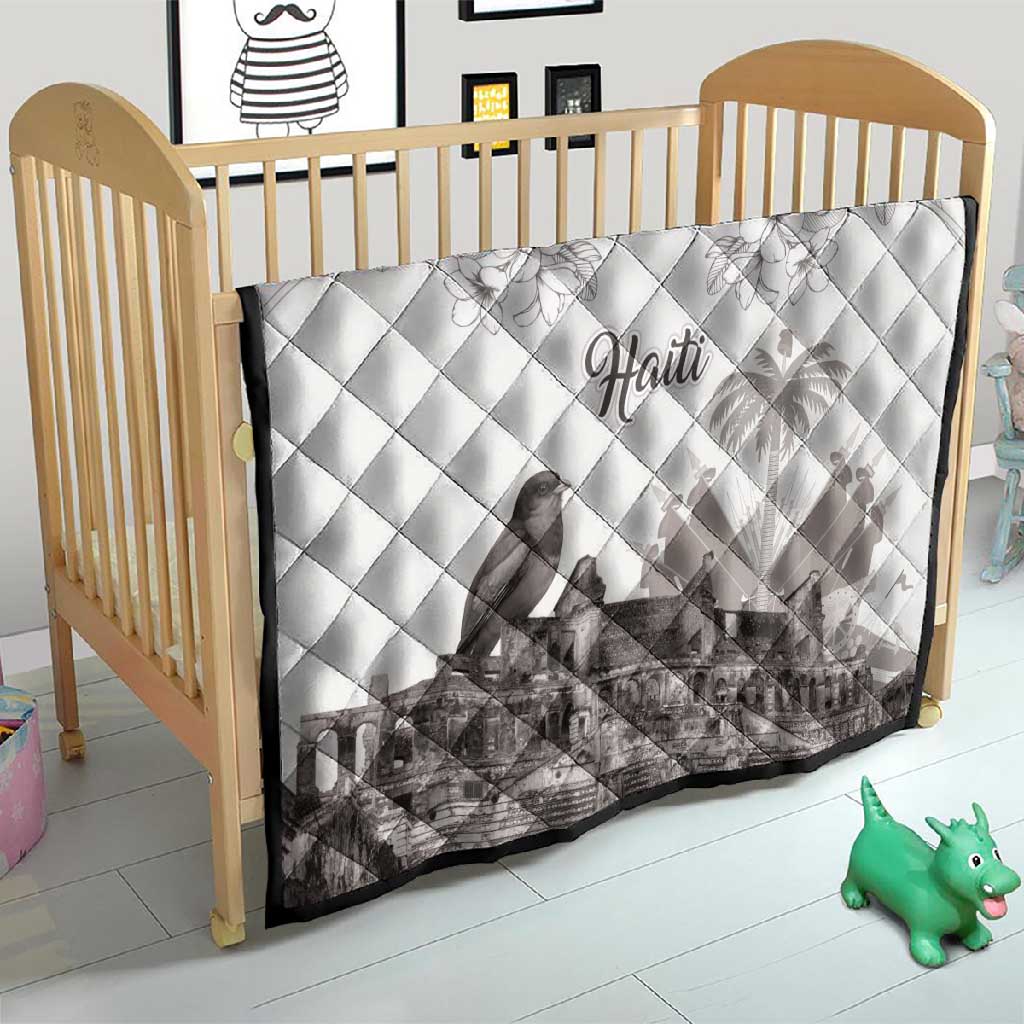 Afro-Haitians Citadelle Laferriere Quilt Hispaniolan Trogon and Plumeria - African Pride