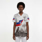 Afro-Haitians Citadelle Laferriere Scrub Top Hispaniolan Trogon and Plumeria - African Pride