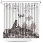 Afro-Haitians Citadelle Laferriere Shower Curtain Hispaniolan Trogon and Plumeria - African Pride