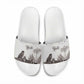 Afro-Haitians Citadelle Laferriere Slide Sandals Hispaniolan Trogon and Plumeria
