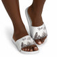Afro-Haitians Citadelle Laferriere Slide Sandals Hispaniolan Trogon and Plumeria