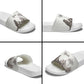 Afro-Haitians Citadelle Laferriere Slide Sandals Hispaniolan Trogon and Plumeria